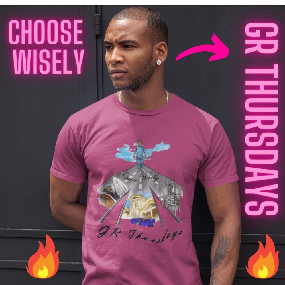 Choose Wisely  Premium Quality Streetwear T-shirt